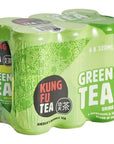 Kung Fu Tea Canned Green Tea  Lightly Sweetened Green Tea in a Can Ready to Drink  All Natural Premium Iced Tea  108 oz Cans Pack of 6