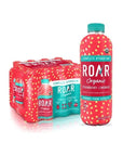 Roar Organic Strawberry Lemonade Complete -  (Pack of 12, 18 Fl oz. per bottle)