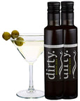 Calivirgin Dirty Martini Mix  Uses Certified Organic Olive Brine  AllNatural Dirty Martini Juice From Handpicked California Olives  No Preservatives  Dirty Martini Juice Bottle  2 X 250 ml