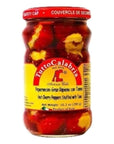 TuttoCalabria PepperO Cherry Peppers Stuffed with Italian Tuna Great for Antipasti Appetizers 280g