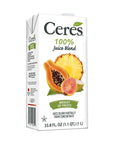 Ceres 100 All Natural Pure Fruit Juice Blend  Delicious Fruit Medley Edition  Rich in Vitamin C No Added Sugar or Preservatives Cholesterol Free Gluten Free  338 FL OZ Pack of 12