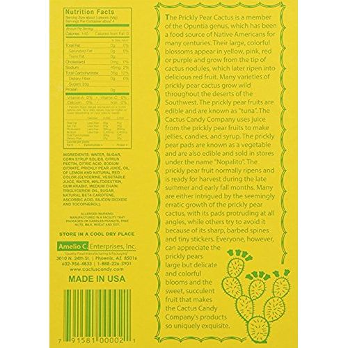 Cactus Candy Company 12 LB Box Arizona Prickly Pear Cactus Candy