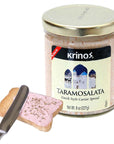 Krinos Taramosalata Greek Style Caviar Spread 8 Ounce Jar