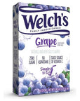 Welchs Singles To Go Drink Mix Grape 6 Boxes with 6 Packets Each 36 Total Servings