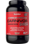 MuscleMeds Carnivor Shred Fat Burning Hydrolized Beef Protein Isolate, 0 Lactose, 0 Sugar, 0 Fat, Chocolate, 2.28 Pounds (004560) Chocolate Shred Chocolate Shred, 2.28 Pound (Pack of 1), 36.48 Ounce