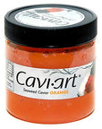 Caviart Awardwinning VEGAN Seaweed Caviar 35 oz ORANGE