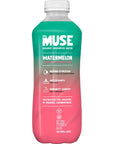 My Muse Organic Enhanced Flavored Water Watermelon 169oz Bottle 12 Pack Zero Sugar Added With Zinc Vitamin A  E Elderberry Immunity Support Low Calories Healthy Keto Friendly