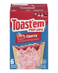 Toastem Pop Ups Cherry 6 Toaster Pasteries Net WT 102 oz 288 g