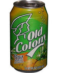 OLD COLONY PIÑA  Puerto Ricos Favorite Pineapple Flavored Soda  12 oz cans  8 Pack