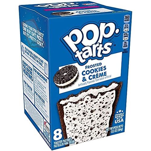 Frosted Toaster Pastry Variety Brown Sugar Cinnamon Cookies  Creme Smores and Chocolate Fudge 135 Ounce Pack of 4  with Two MYD Lollipops or Bag Clip