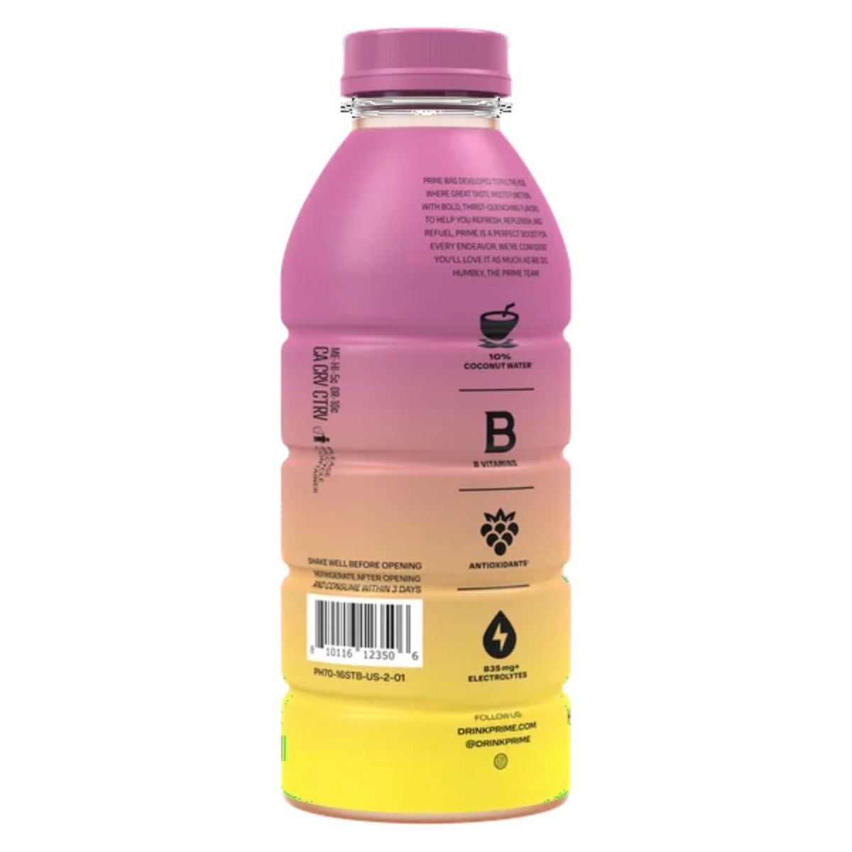 Generic Prime Sports Drink Strawberry Banana  12Fl oz Hydration Beverage