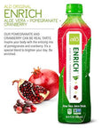 ALO Aloe Vera Juice Drink  ENRICH  Pomegranate  Cranberry  169 fl oz Pack of 12  PlantBased Drink with Real Aloe Pulp