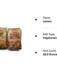 Stauffer's 2-pack Snaps Cookies Variety: Ginger Snaps & Lemon Snaps - 14 Oz. Bags [1 of Each]