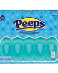 Marshmallow Peep Variety Pack  Pack of 5  Smiling Sweets  One of Each Color  Blue Pink Green Yellow and Lavender  Delicious Classic Treats  Perfect for Easter Baskets