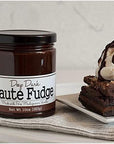 Paradigm Foodworks  Deep Dark Haute Fudge  Tasty Dessert Sauces for Topping Ice Cream  Coffee Drizzle Baking Fondue  Made with Madagascar Vanilla 10 Oz