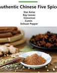 Authentic Chinese Five Spice Blend 1.05 oz, Gluten Free, All Natural Ground Chinese 5 Spice Powder, No Preservatives No MSG, Mixed Spice Seasoning for Asian Cuisine & Stir Fry