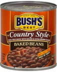 Bushs Best Baked Beans Onion Barbecue Boston Recipe Homestyle Honey Sweet and Country Style 16 Ounce Pack of 6  with Make Your Day Mini Spatula