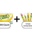 True Lemon Bulk Pack  500 Count with 5 True Lemon Sticks Variety Lemonades  Enjoy Refreshing Citrus Flavors in Every Sip