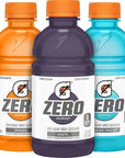 Gatorade Zero Thirst Quencher 3 Flavor Variety Pack 12 fl oz 6 Count