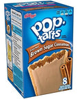 Kelloggs Frosted Brown Sugar Pop Tarts Cinnamon 14 oz package of 2 Boxes