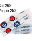 TS Home Goods Salt and Pepper Packets. Good For Travel,For Everyday,1000 Pack,(500 Each)