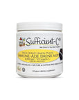 Sufficient-C High Dose Non-GMO Vitamin C Lemon Peach Immune-Ade Drink Mix, Convenient 125 Gram Size w/L-lysine, Bromelain & a Premium 96% Pure Green Tea Extract - Stomach Friendly, Adrenal Supportive