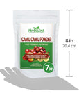 HerbaZest Camu Camu Powder 7oz  USDA Certified Organic  Vegan NonGMO  Gluten Free  Nutrient Rich Best Source of Vitamin C  Perfect for Smoothies Juices  More