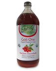 Gopals Goji One Organic Goji Juice  32oz 1qt Glass Bottle GlutenFree Vegan Liquid Superfruit Supplement 30g of Pure Goji Juice Per Serving Vitamin  Antioxidant Rich  Gopals Healthfoods