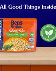 BENS ORIGINAL READY RICE Cilantro Lime Flavored Family Size Rice Easy Dinner Side 173 oz Pouch Pack of 6