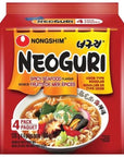 Ramyun Combo 16packs Chapagetti Chajang Noodle 45oz8 packsNeoguri Spicy Seafood 42oz8 packs by Nongshim