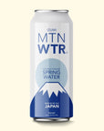 MTN WTR Naturally Alkaline Spring Water  Made by Mt Fuji Japan  Naturally Filtered Alkaline Spring Water in 16oz Recyclable Aluminum Cans Pack of 12