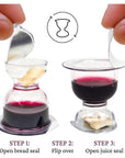 TrueVine Chalice Prefilled Communion Cups and Wafer Set  Prefilled Communion Cups With Bread  Juice  Fresh EasyOpen Communion for Your Service 100 Chalices