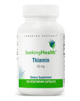 Seeking Health Thiamin, Vitamin B1 Supplement, 50 mg Thiamine Hydrochloride, Supports Healthy Brain and Nervous System Functions, Digestive and Stress Response Support, Vegetarian (120 Capsules)*