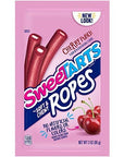 SweeTARTS Ropes Cherry Punch Candy 3 Ounce Pouch Pack of 12