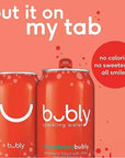 BEEQ Pack of 16 bubly Sparkling Water Berry Bliss Sampler 12 fl oz Cans Multi Flavor Soft Drink Bundle  Assortment Soda Refrigerator Restock Kit of Soda