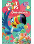 Froot Loops Sweethearts Breakfast Cereal Valentine Edition 87 oz box 3 boxes  261 total oz Angry Goat Goods fridge decoration included