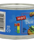 Ortega Diced Jalapenos Cans 24 Ounce