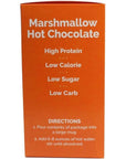 NutriWise Hot Chocolate  Healthy Diet Drink  High Protein Low Carb Low Calorie Trans Fat Free Cholesterol Free 7Box Marshmallow