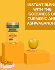 VAHDAM Golden Milk PowderTurmeric Ashwagandha Latte Mix 40 Cups 353oz100g  CaffeineFree Non GMO Gluten Free  Brew HotIced Tea Or Turmeric Latte