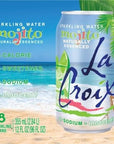 Generic La Croix Sparkling Water12 Fl Oz Cans 18 Pack Mojito