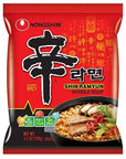 Shin Ramyun Combo 16packs Shin Ramyun BLACK 458oz 8 packsShin Ramyun Hot Spicy Noodle 42oz 8 packsby Nongshim