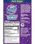 Sunkist Singles To Go Drink Mix Grape 3 Boxes with 6 Packets Each 18 Total Servings