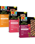 KIND Bars Seeds Fruit and Nuts 18ct Variety Pack Strawberry Dark Chocolate Raspberry and Orange Cranberry