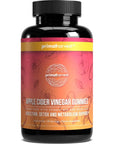 Primal Harvest ACV Gummies, 60 Sugar Free Apple Cider Gummies Beetroot and Pomegranate to Support Immunity, Digestion and Detox 750 MG