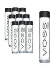 VOSS Sparkling Water From Norway Naturally Pure For A Crisp Refreshing Taste 375 Ml Glass Bottled Water 127 Fl Oz Pack Of 9