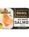 Baltic Gold Atlantic Salmon Fillets In Oil  423 oz 120g Salmon in Oil 3 Pack 3 Pack