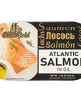 Baltic Gold Atlantic Salmon Fillets In Oil  423 oz 120g Salmon in Oil 6 Pack 6 Pack