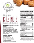 Organic Whole Peeled Roasted Chestnuts 53 oz  3 Pack  Chestnuts Peeled and Ready to Eat  Healthy GuiltFree Snack  Rich in Fiber Antioxidants Vitamins  All Natural Gluten Free Vegan  159 oz Gourmet Grove Pack of 3