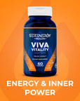 Serenergy Health Viva Vitality - Energy and Longevity Multifunctional Dietary Supplement - Recharge Formula to Boost Energy Levels and Endurance - Support Vitality, Mental Focus (60 Capsules)