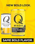 Q Mixers Tonic Water Premium Cocktail Mixer Made with Real Ingredients Only 45 Calories per Can 75 Fl oz Pack of 24